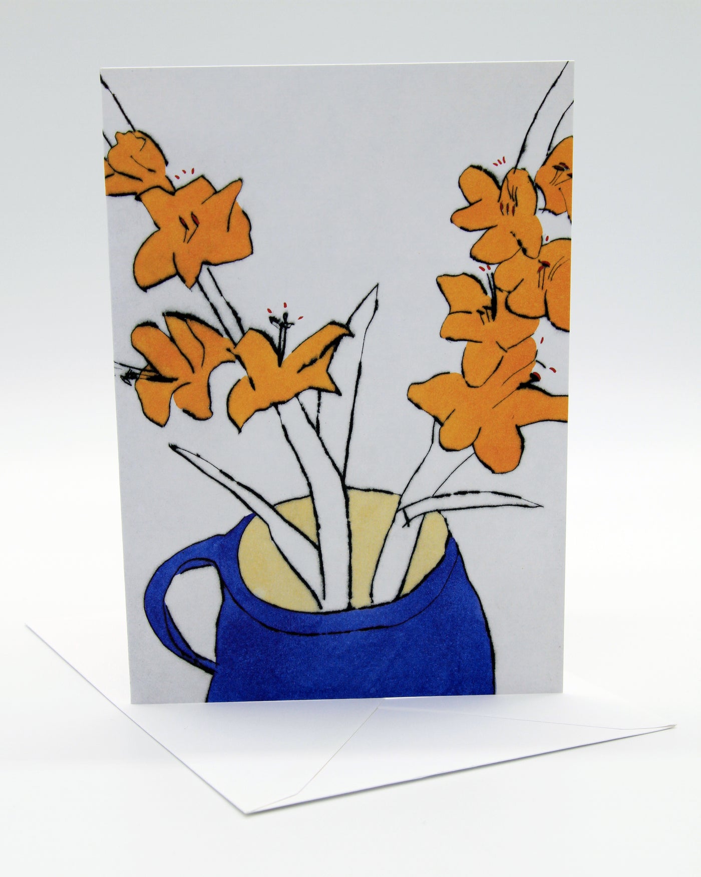 ArtPress | Richard Spare - 'Glorious Gladioli' - Art Greetings Card (17 x 12 cm)