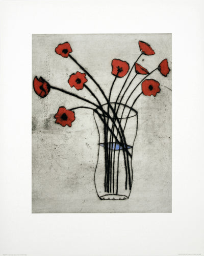The Art Group | Richard Spare - Poppies - Original Vintage 90s Fine Art Poster (16 x 20 Inch)