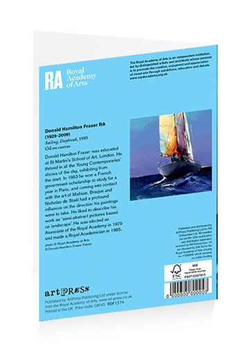Royal Academy | Donald Hamilton Fraser - 'Sailing, Daybreak' - Art Greetings Card (17 x 12 cm)