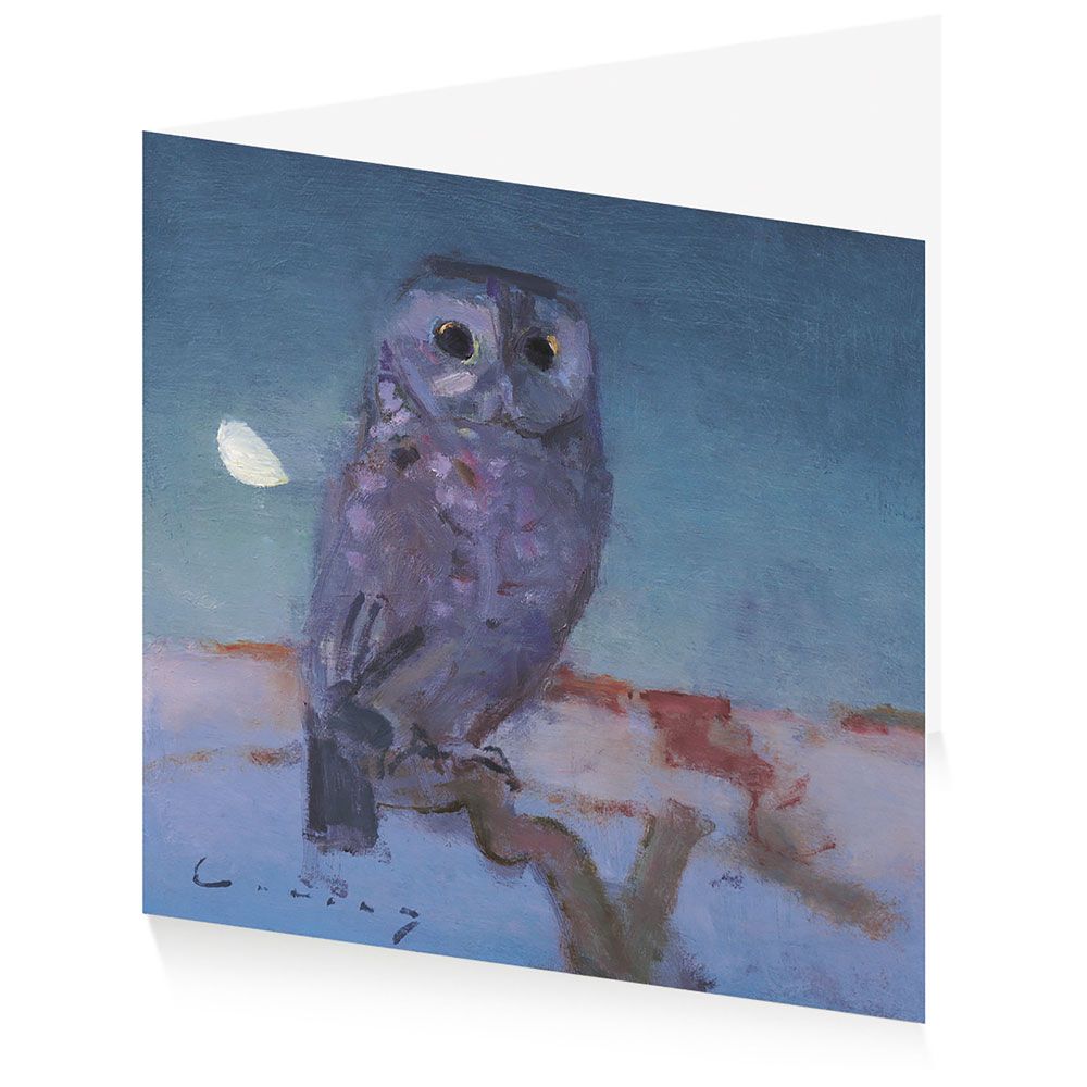 Royal Academy | Fred Cuming - 'Owl' - Art Greetings Card (15 x 15 cm)