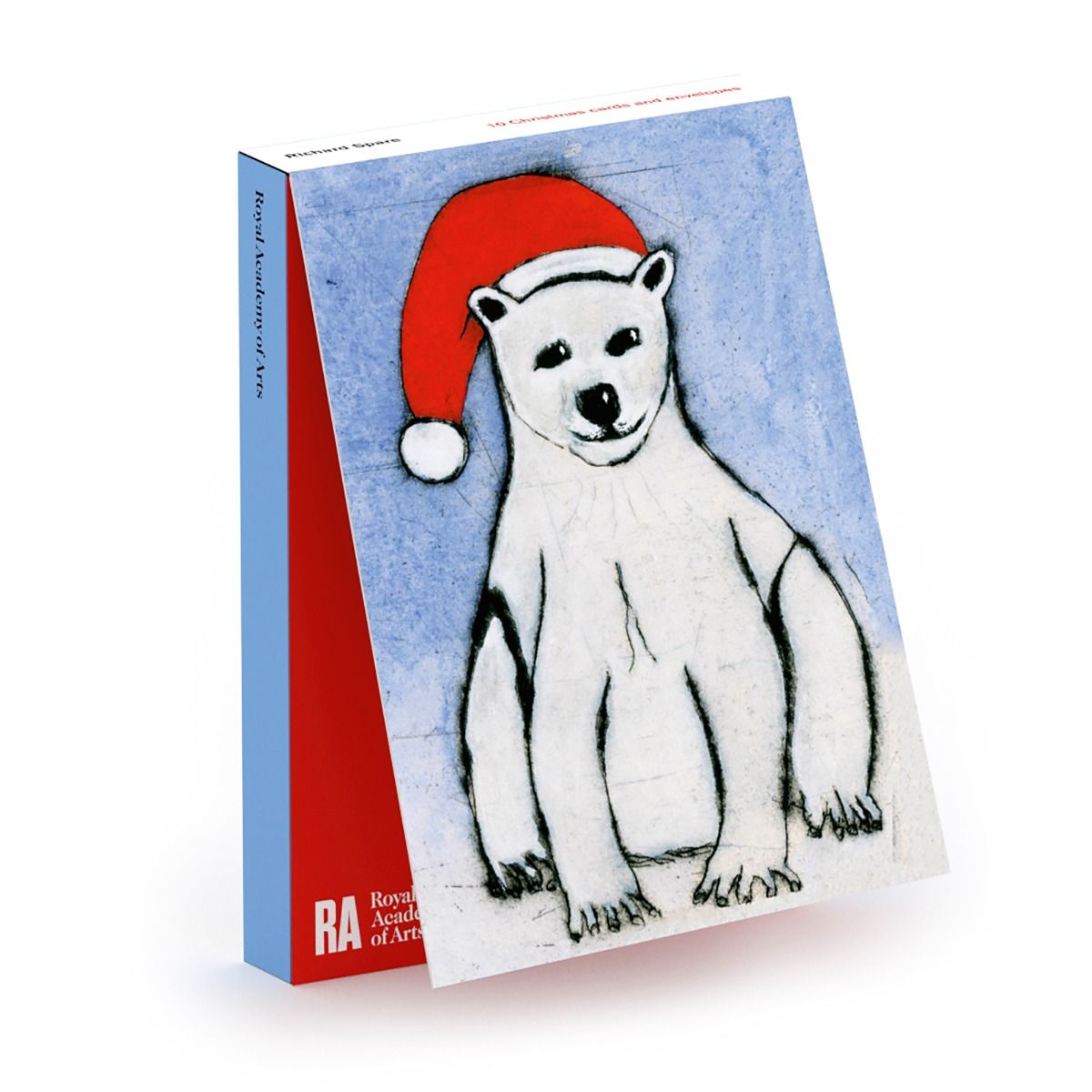 Royal Academy | Richard Spare - 'Christmas Bear' - Merry Christmas | Set of 10 Art Christmas Cards (17 x 12 cm)