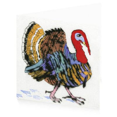 Royal Academy | Richard Spare - 'Christmas Turkey' - Merry Christmas | Set of 10 Art Christmas Cards (15 x 15 cm)