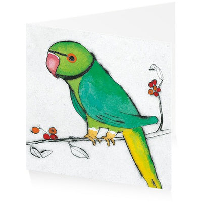 ArtPress | Richard Spare - 'London Parakeet' - Art Greetings Card (15 x 15 cm)