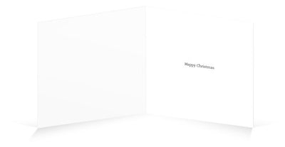 ArtPress | Richard Spare - 'Penguins' - Happy Christmas | Christmas Art Greetings Card (15 x 15 cm)