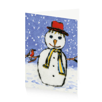 Royal Academy | Richard Spare - 'Snowman' - Merry Christmas | Christmas Art Greetings Card (17 x 12 cm)