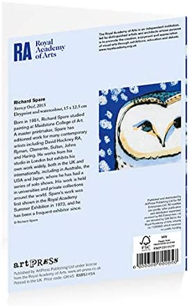 Royal Academy | Richard Spare - 'Snowy Owl' - Merry Christmas | Set of 10 Art Christmas Cards (17 x 12 cm)