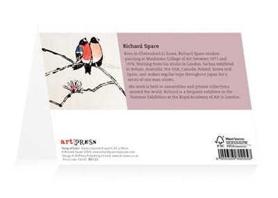 ArtPress | Richard Spare - 'Song of Love' - Art Greetings Card (12 x 17 cm)