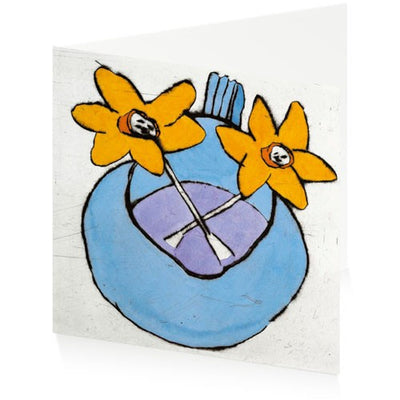 ArtPress | Richard Spare - 'Sunshine Daffodils' - Art Greetings Card (15 x 15 cm)