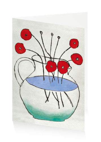 ArtPress | Richard Spare - 'Wild Poppies' - Art Greetings Card (17 x 12 cm)